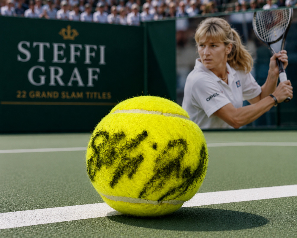 Steffi Graf Signed Autographed Top Flite 4 Tennis Ball Rare Grand Slam Legend